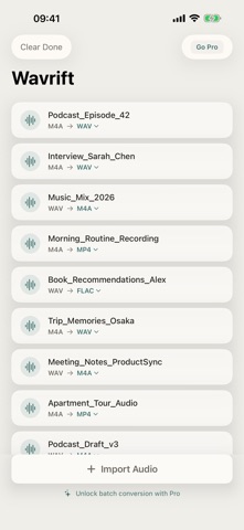 Wavrift screenshot 1
