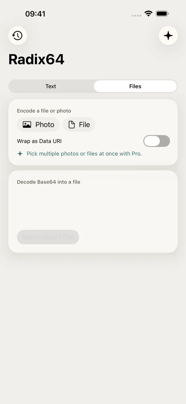 Radix64 screenshot 3