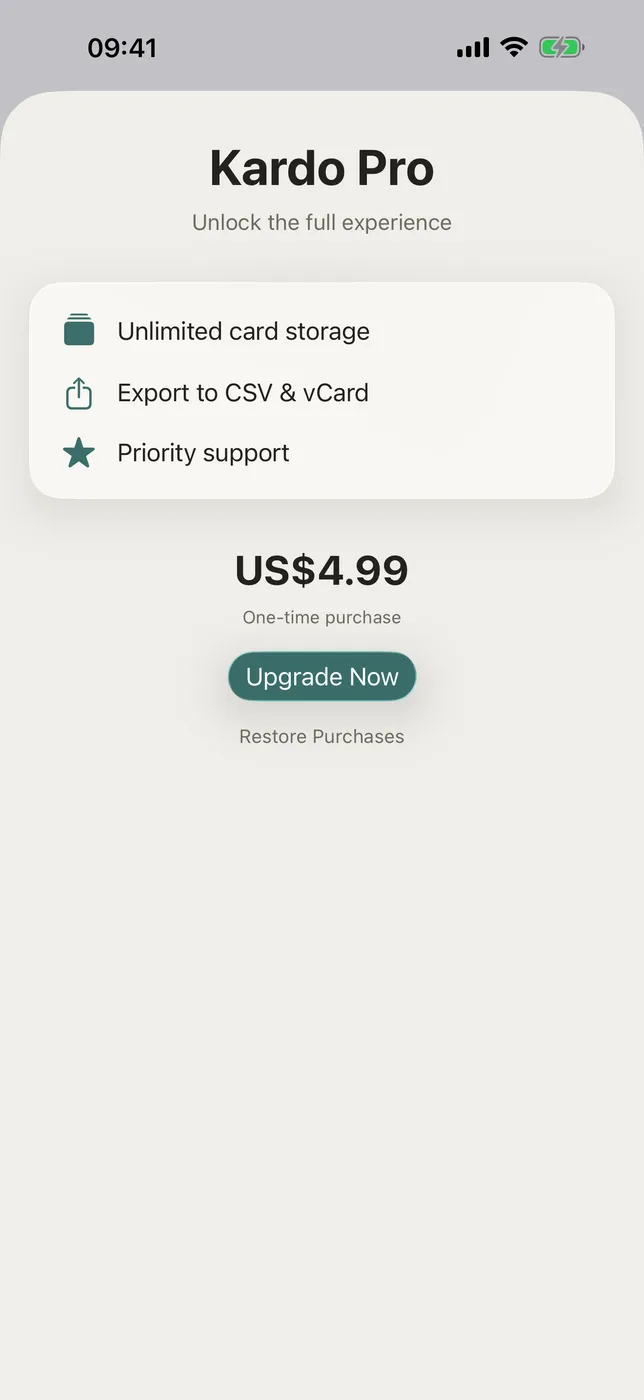 CardSweep screenshot 3