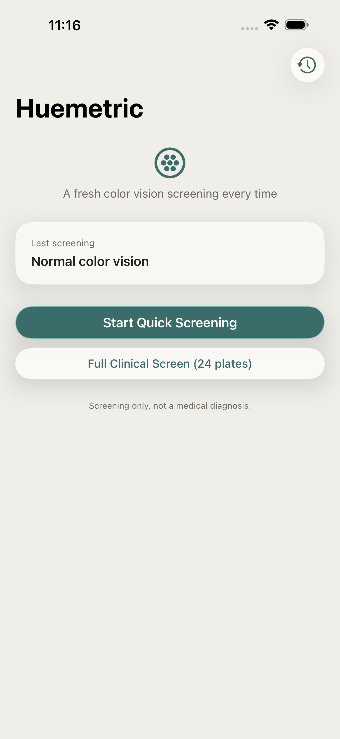 Huemetric screenshot 1