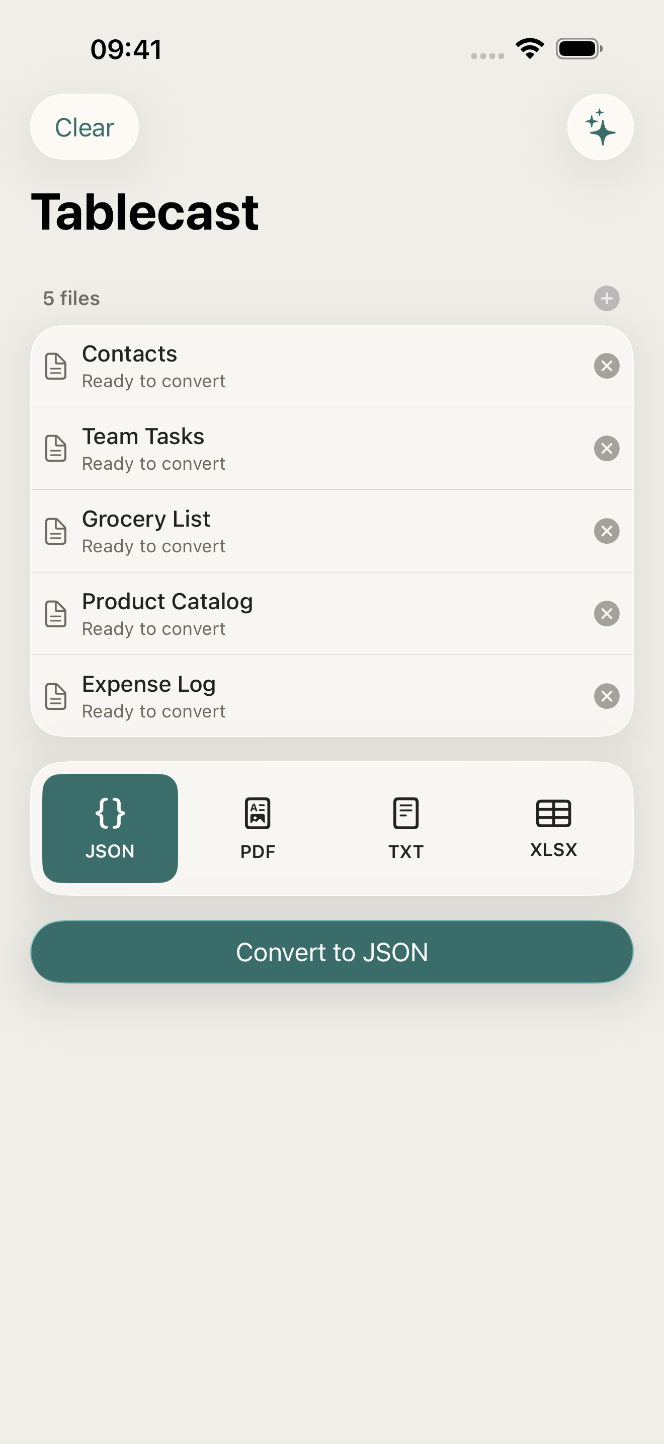 Tablecast screenshot 1