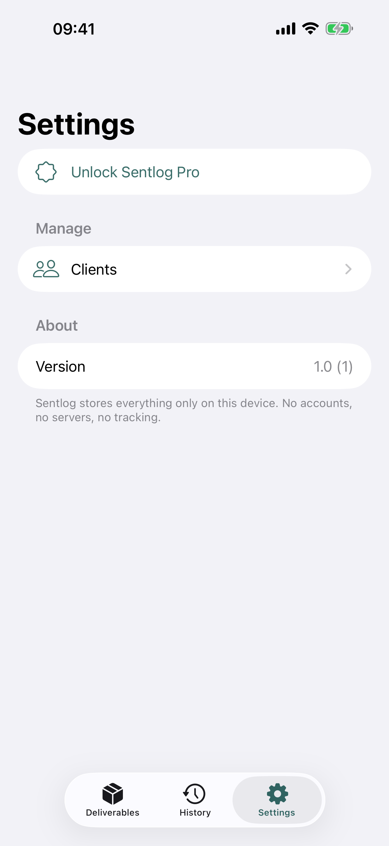 DeliverableTracker screenshot 3