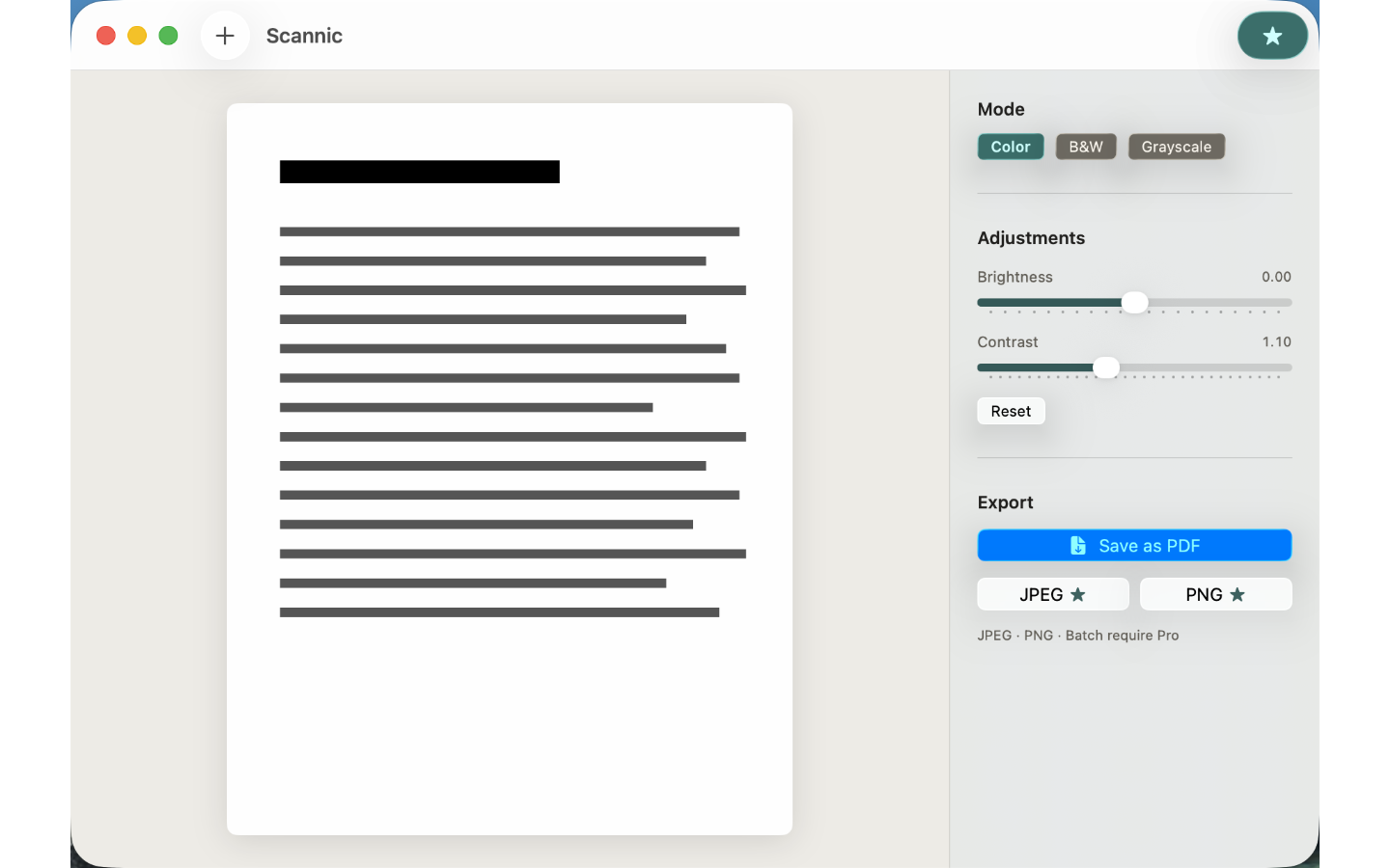 Scannic screenshot 1