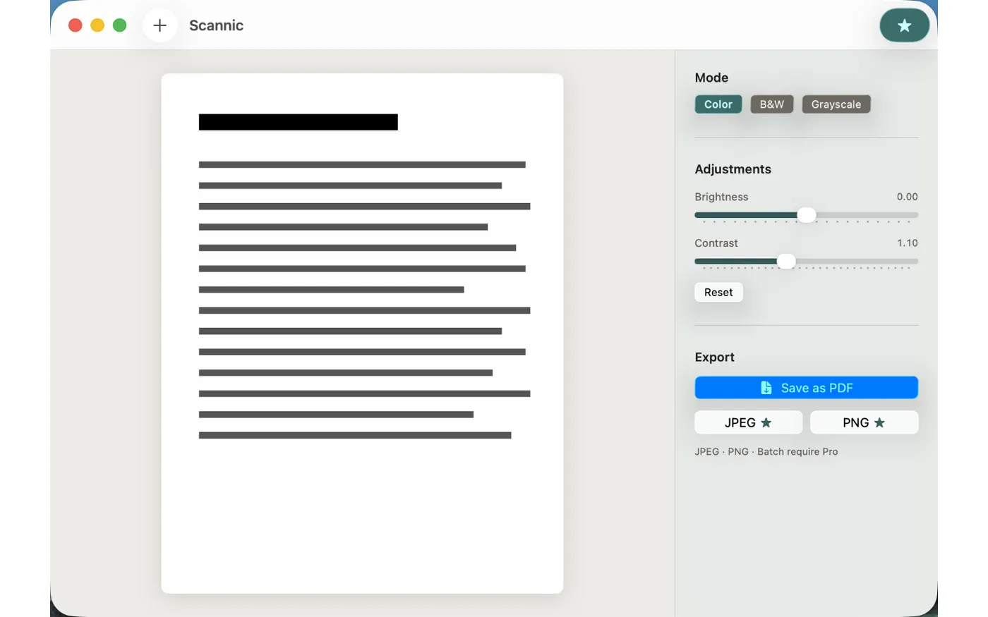 Scannic screenshot 1