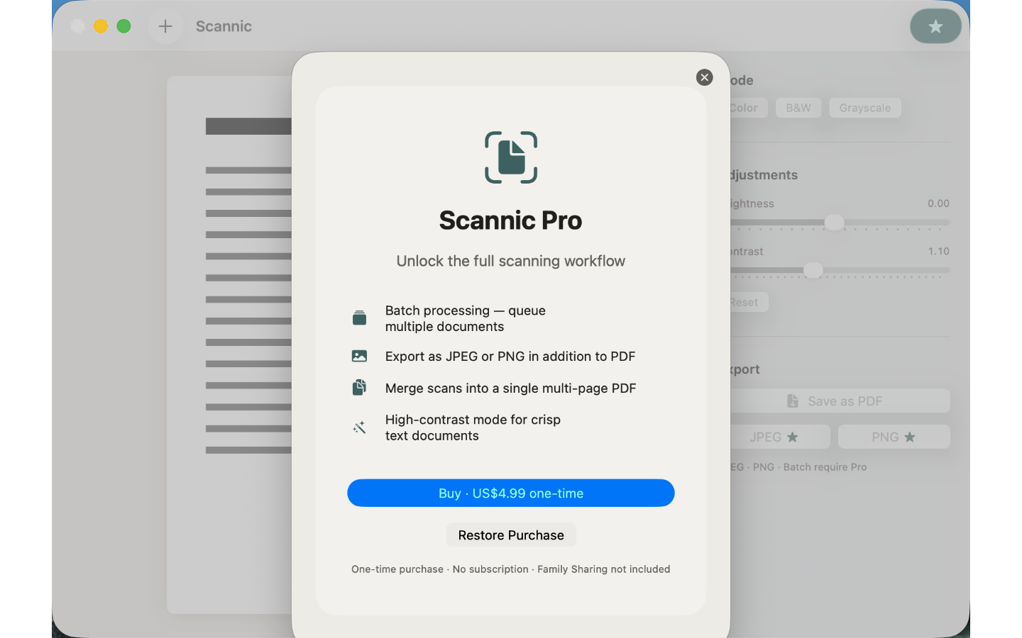 Scannic screenshot 2
