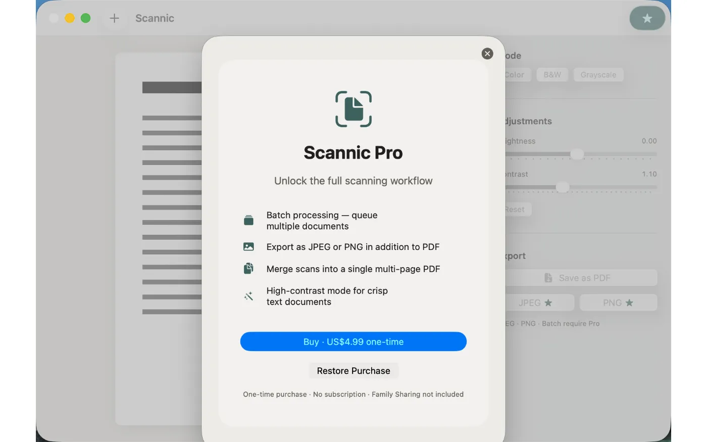 Scannic screenshot 2