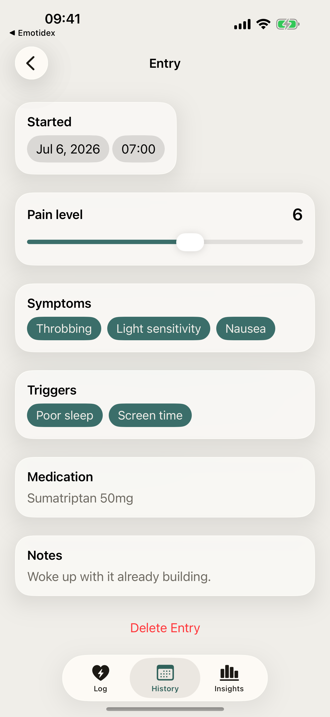Emotidex screenshot 1