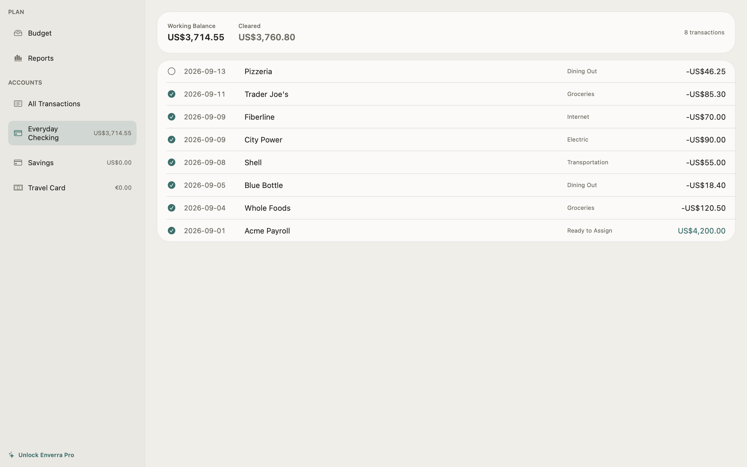 Enverra screenshot 2