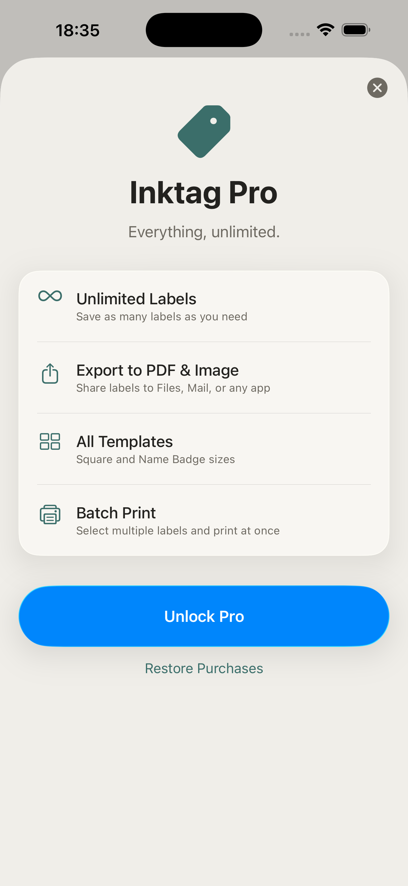 Inktag screenshot 2