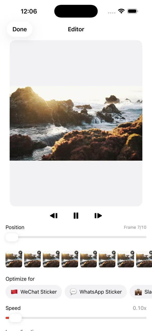 LoopSnap Motion Lab screenshot 1