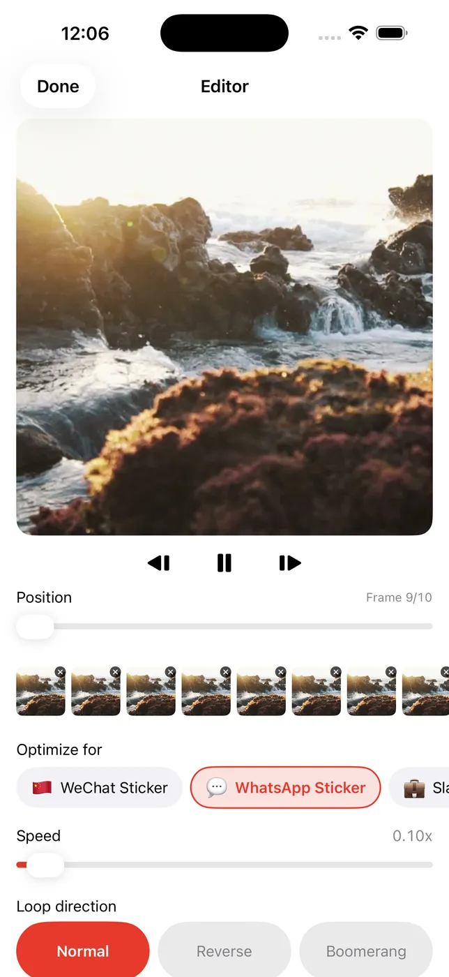 LoopSnap Motion Lab screenshot 2