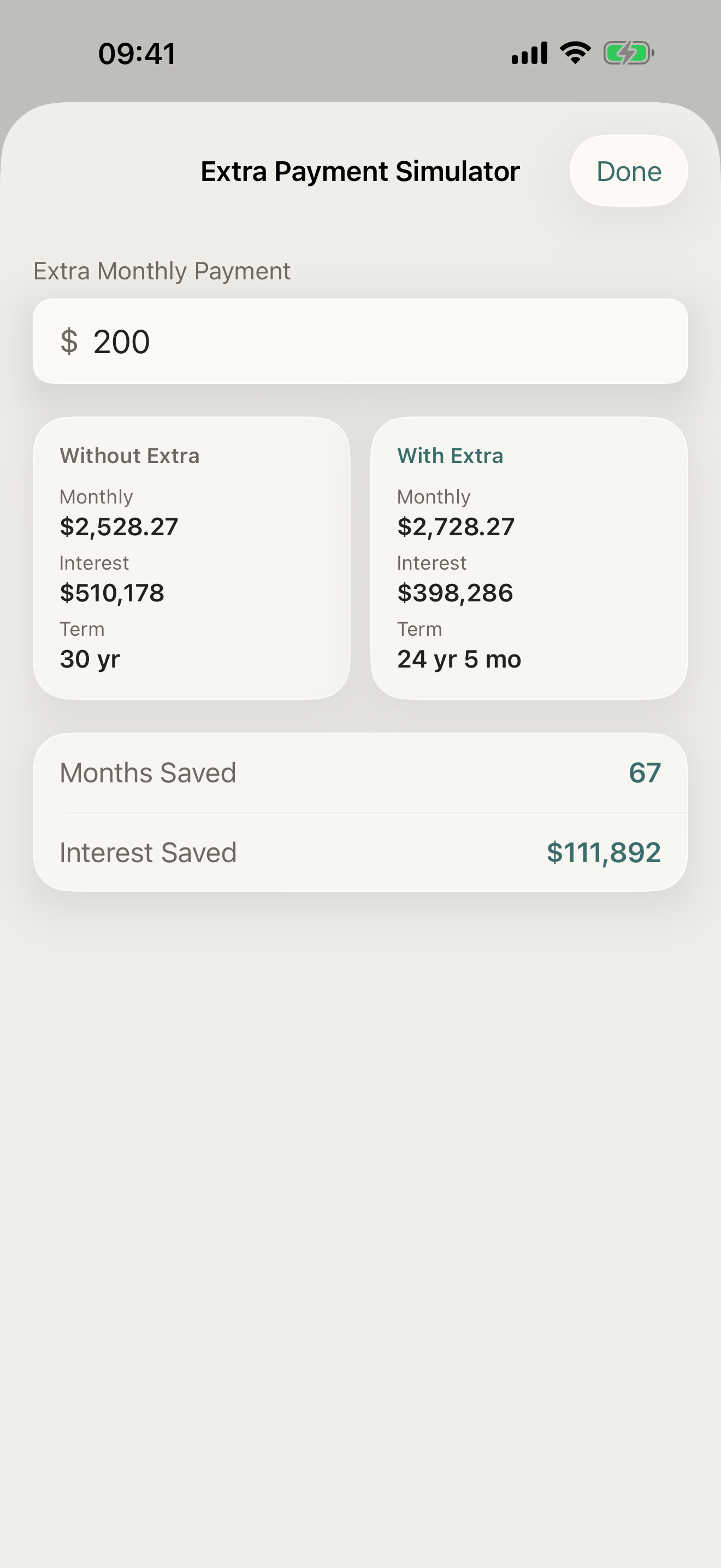 Amortiq screenshot 3