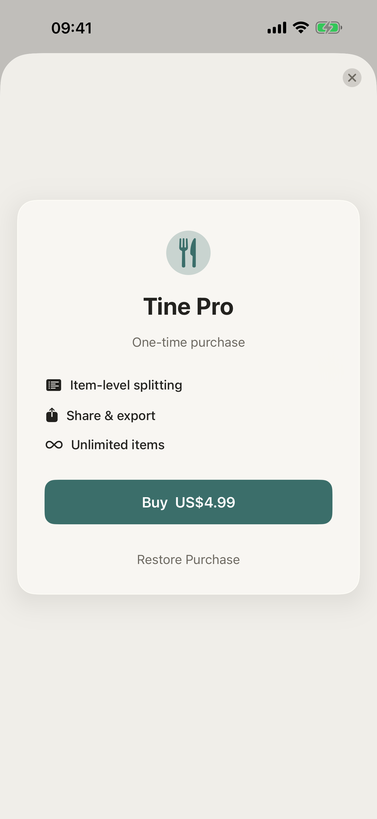 Tine screenshot 3