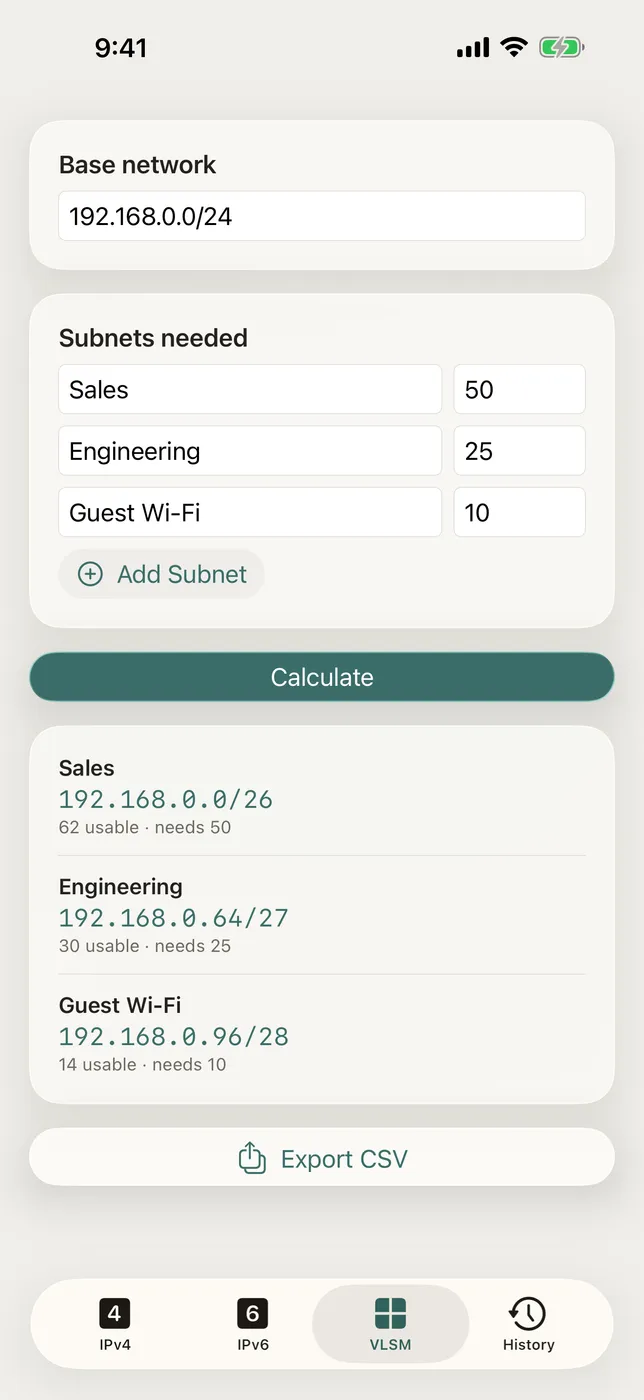 Netmask screenshot 3