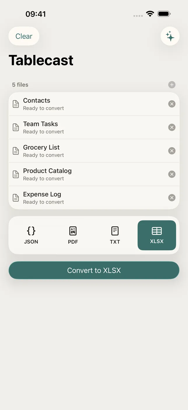 Tablecast screenshot 2