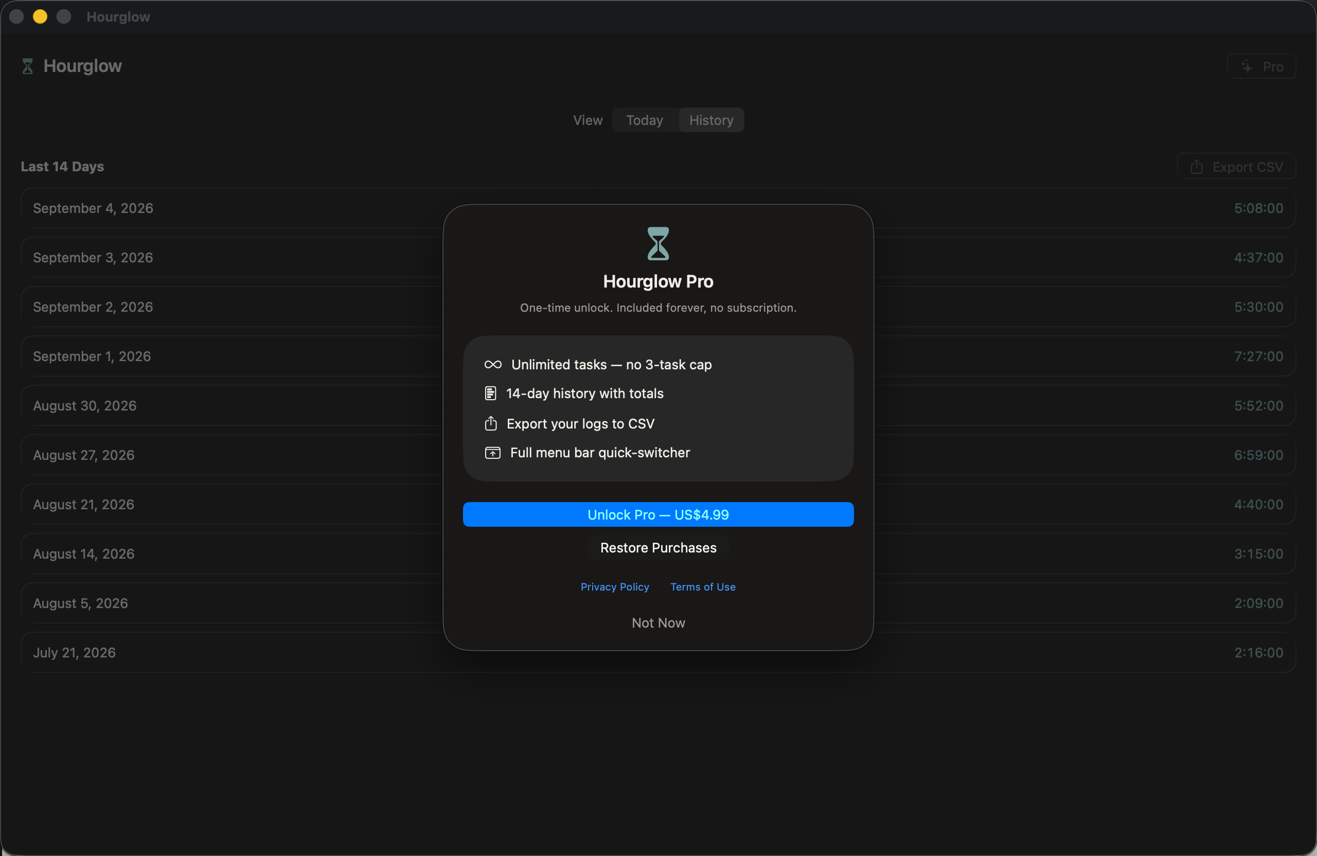 Hourglow screenshot 3