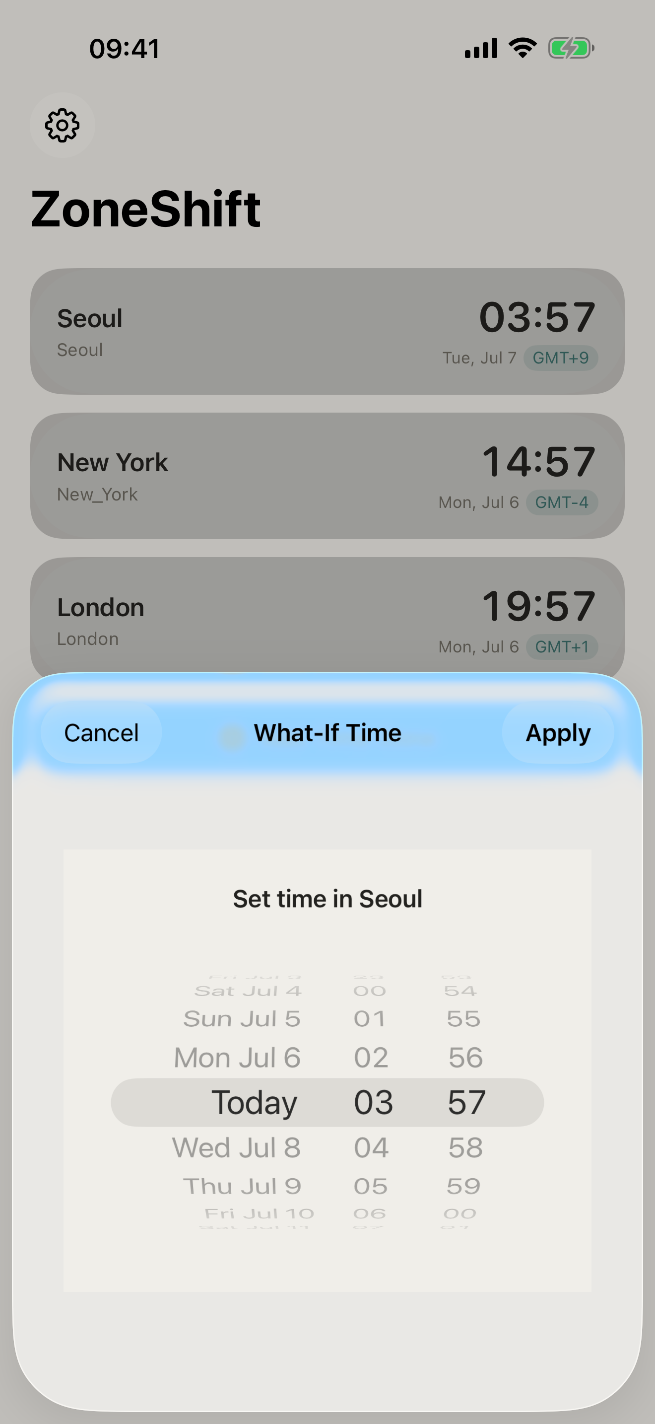 ZoneShift screenshot 2