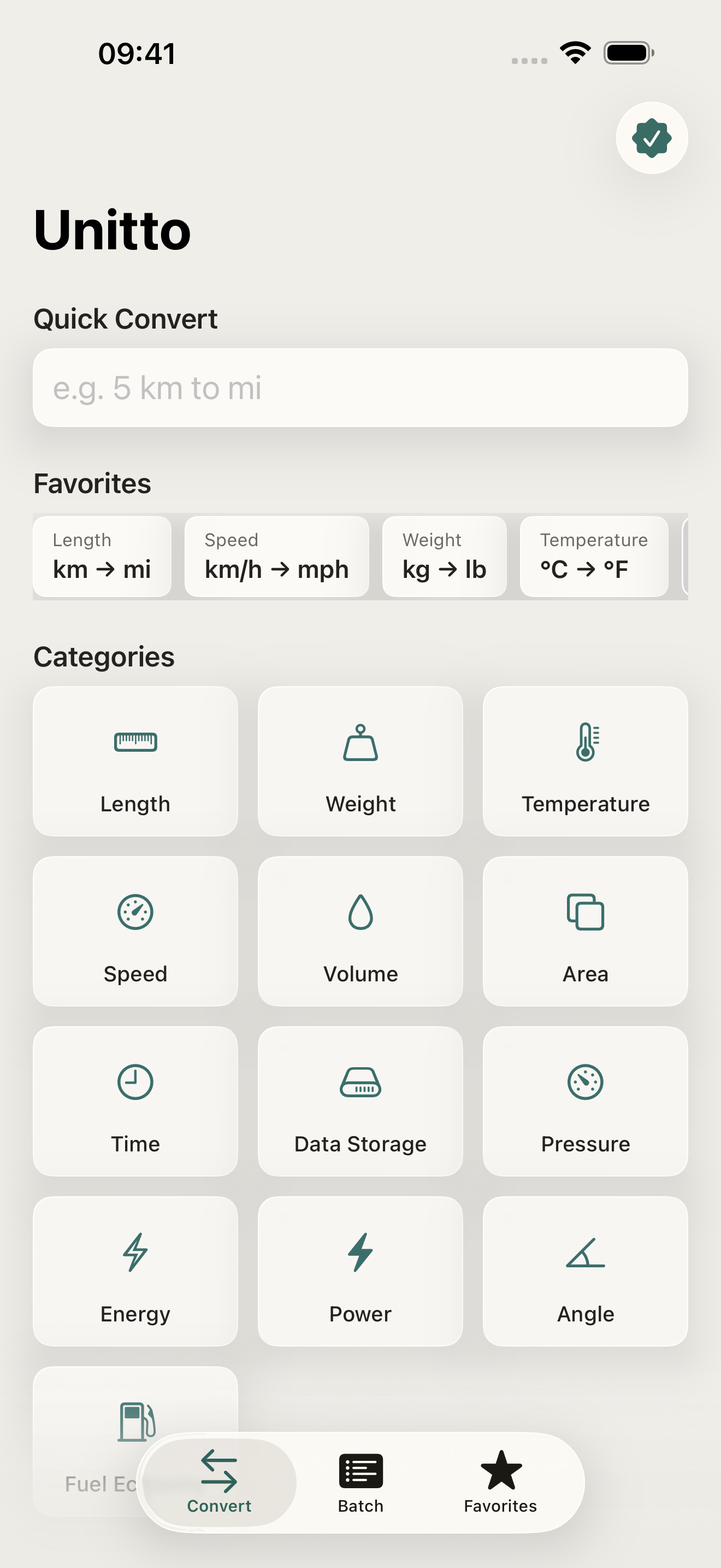 Unitto screenshot 1