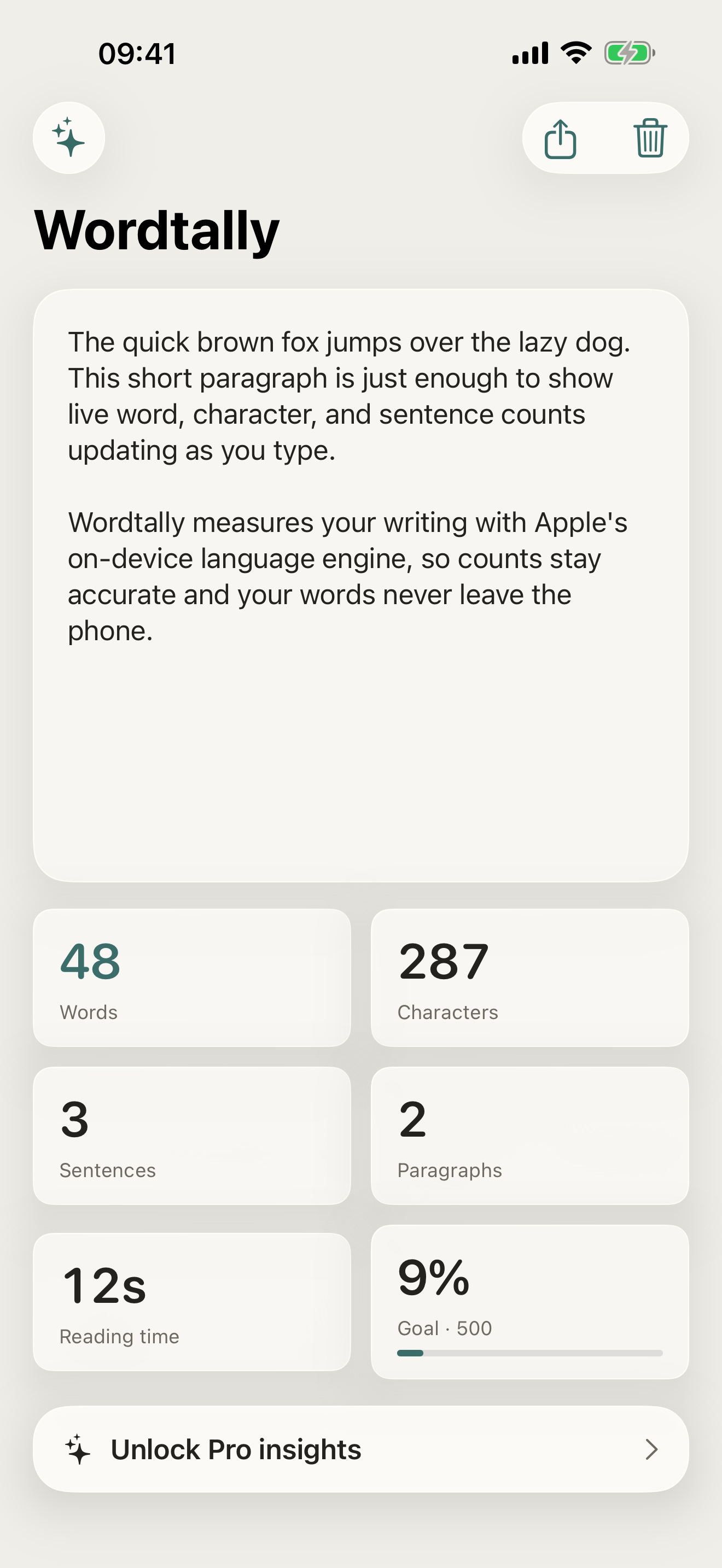 Lexitally screenshot 1